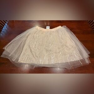 CREW CUTS girls size 8 Light Pink Tulle Pleated Skirt - New w Tags